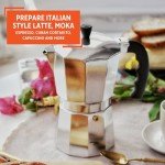 Imusa 3-Cup Aluminum Stovetop Espresso Maker