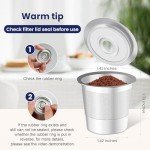 2-Pack Stainless Steel Reusable K-Cups for Keurig