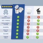 2-Pack Stainless Steel Reusable K-Cups for Keurig