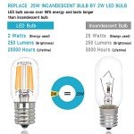 YBEK E17 LED Bulbs for Microwaves and Stoves