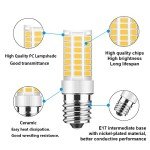 TAIYALOO 5W Dimmable E17 LED Bulb (2 Pack)
