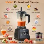 PRASKY 2400W Professional Blender & Grinder Combo