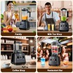 PRASKY 2400W Professional Blender & Grinder Combo