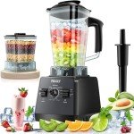 PRASKY 2400W Professional Blender & Grinder Combo