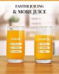 GDOR 1200W Centrifugal Juicer with 3.2" Chute