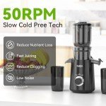 Cold Press Juicer with 4.3'' Feed Chute