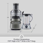 Breville 3X Bluicer™ Blender and Juicer - Smoked Hickory