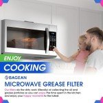 GE Microwave Grease Filter Replacement - 2-Pack