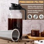 64 oz Cold Brew Coffee Maker with Stainless Steel Filter
