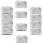 12-Pack Charcoal Water Filters for Cuisinart Machines