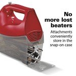 Hamilton Beach 62633R Red Hand Blender
