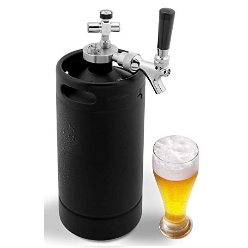 NutriChef Portable Mini Keg Dispenser System 128oz