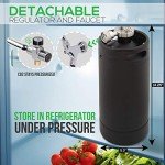 NutriChef Portable Mini Keg Dispenser System 128oz