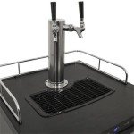 EdgeStar Full Size Dual Tap Kegerator - Black/Silver