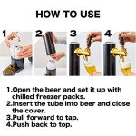 Mini Kegerator Beer Dispenser & Foam Maker