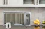Emerson Compact Microwave Oven with Mirrored Finish