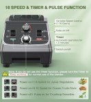 VEWIOR 2200W Professional Kitchen Blender with Cups