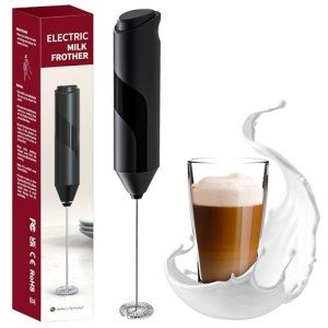 EZBASICS Handheld Electric Milk Frother Wand