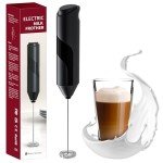 EZBASICS Handheld Electric Milk Frother Wand
