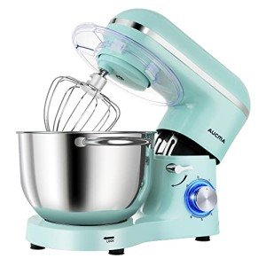 Aucma 6.5QT Blue Electric Stand Mixer
