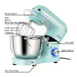 Aucma 6.5QT Blue Electric Stand Mixer