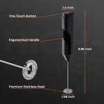 EZBASICS Handheld Electric Milk Frother Wand