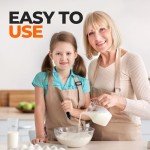 EZBASICS Handheld Electric Milk Frother Wand