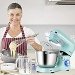 Aucma 6.5QT Blue Electric Stand Mixer