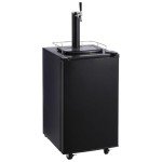 TROPOW Stainless Steel Kegerator with Draft Dispenser
