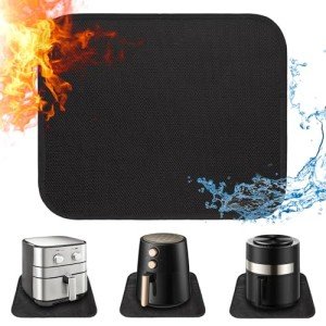 Heat Resistant Countertop Mat, 16x20in, Black