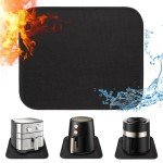 Heat Resistant Countertop Mat, 16x20in, Black