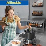 Magnetic Spice Rack Organizer for Refrigerator - 4 Pack