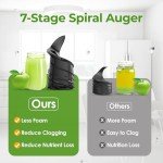 350W Slow Cold Press Masticating Juicer Machine