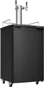 EdgeStar KC2000TWIN Dual Tap Kegerator - Black