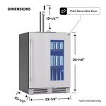 Zephyr Presrv™ 24" Stainless Steel Kegerator & Cooler