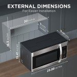 BLACK+DECKER 1.9 Cu. Ft. Over The Range Microwave