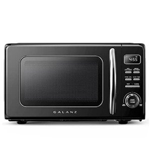 Galanz Retro Countertop Microwave Oven, Black