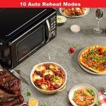 Galanz Retro Countertop Microwave Oven, Black