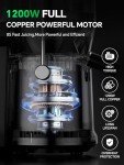 1200W Dual Speed Centrifugal Juicer Machine