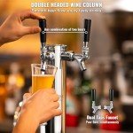 Dual Tap Stainless Steel Kegerator Tower Kit