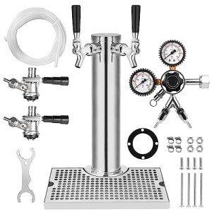 TMCRAFT Double Tap Kegerator Tower Kit