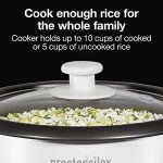 Proctor Silex 10-Cup Rice Cooker and Steamer