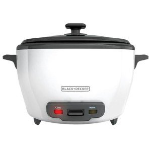 BLACK+DECKER 6-Cup Rice Cooker and Food Steamer