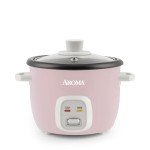 Aroma 4-Cup Rice cooker in Pink