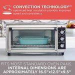 BLACK+DECKER 8-Slice Convection Toaster Oven