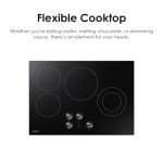 SAMSUNG 36" 5-Element Electric Cooktop - Black