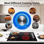 AMZCHEF 30" Electric Cooktop with 4 Burners