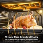 AMZCHEF 24" Built-in Electric Wall Oven