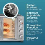 Elite Gourmet 18-Slice Convection Oven with French Doors