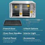 Elite Gourmet 18-Slice Convection Oven with French Doors
